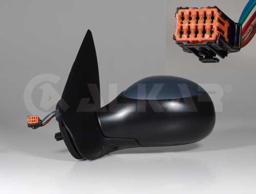 Rétroviseur électrique droit à peindre avec sonde Peugeot 206 PLUS